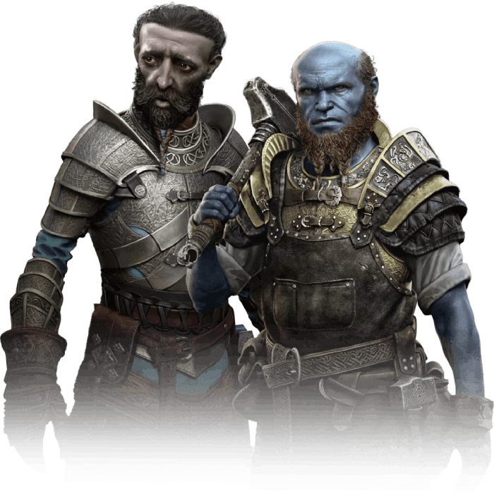 Brok and Sindri character art